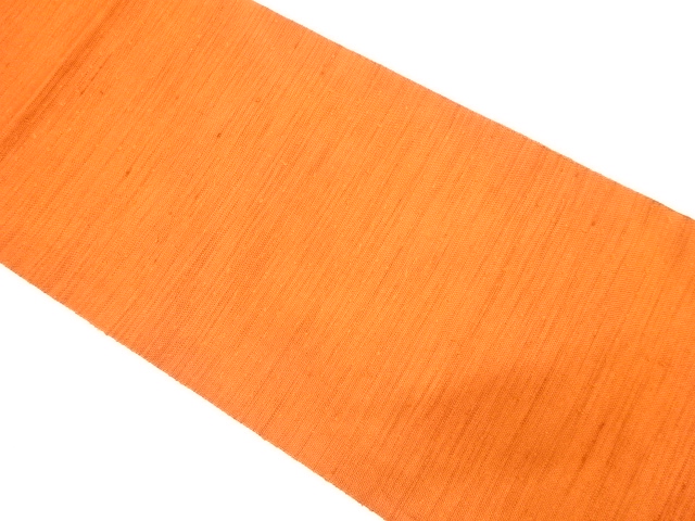 手織り紬　織柄　名古屋帯